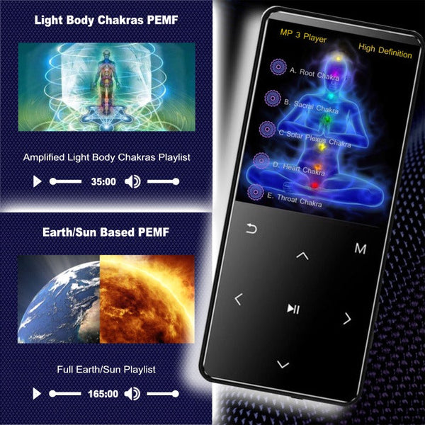 Ultra High Def MP3 Player W/ 14 Wellness Frequencies